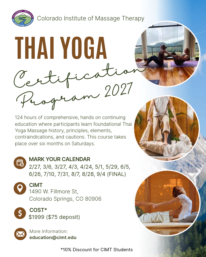 2027 Thai Yoga Massage Therapy Certification Series
